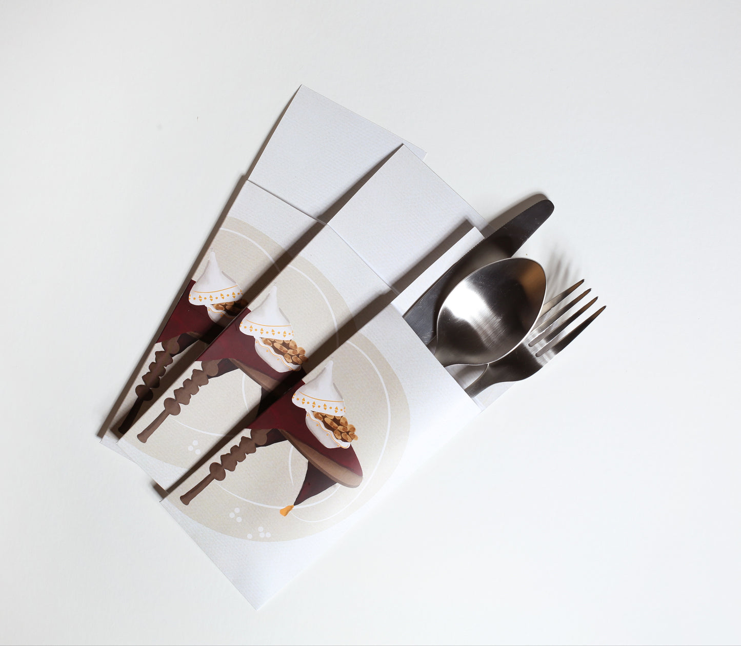 Cutlery envelopes one deign only |12 pcs