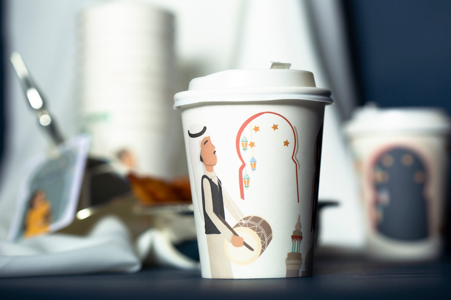 Regular size Paper Cups (2 designs - 12 pcs)