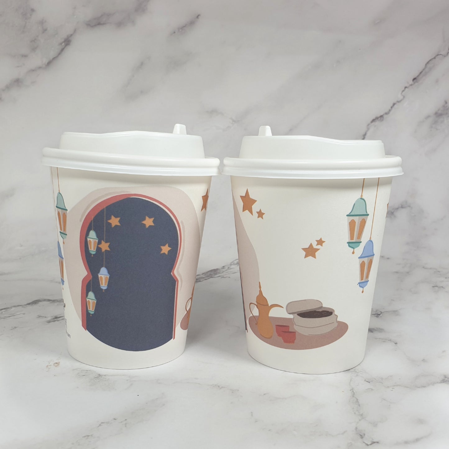Small Paper Cups for Arabic Coffee (12 pcs)