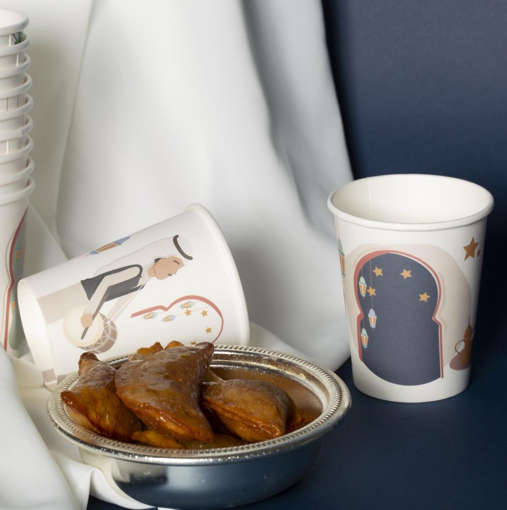 Regular size Paper Cups (2 designs - 12 pcs)