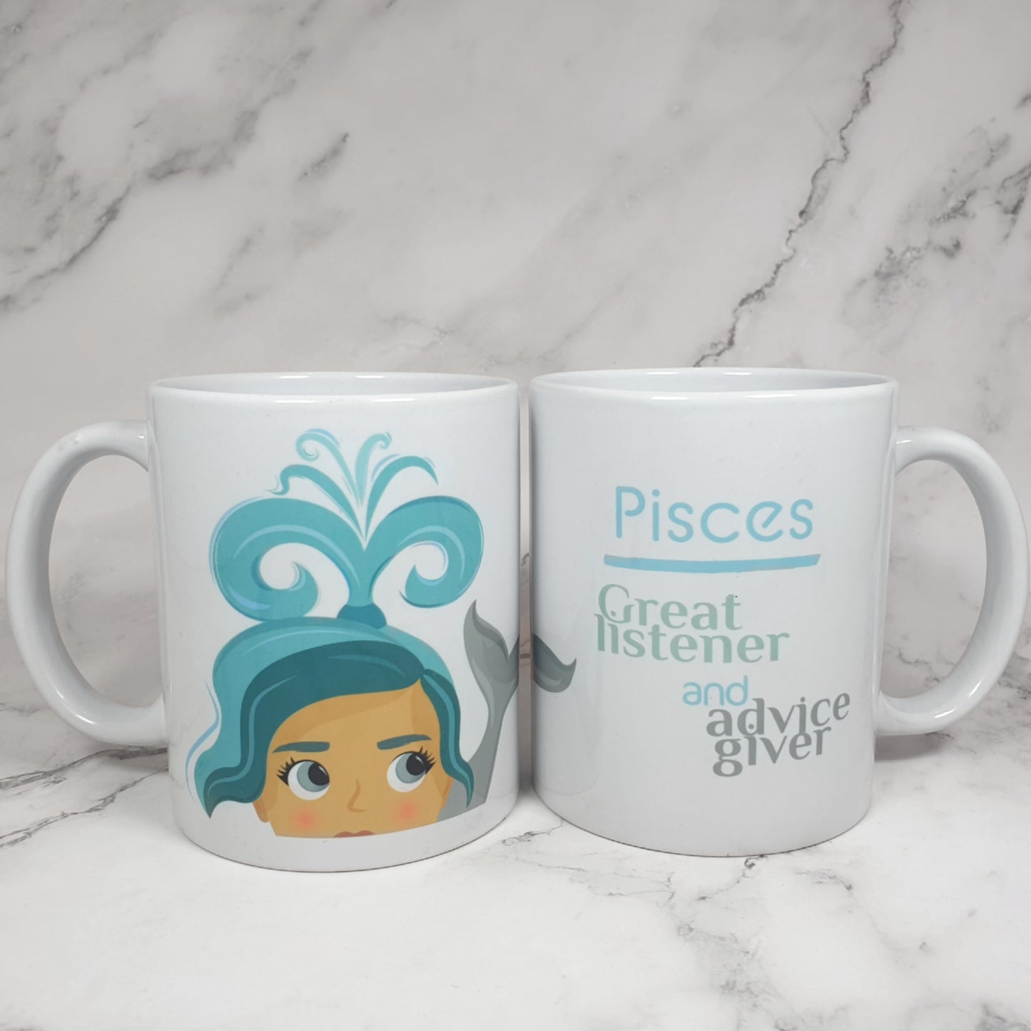 Pisces mug (February 19- March 20)