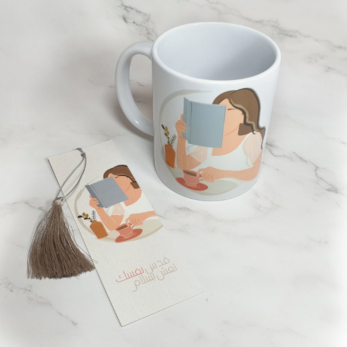 Peaceful Set | Mug + Bookmark