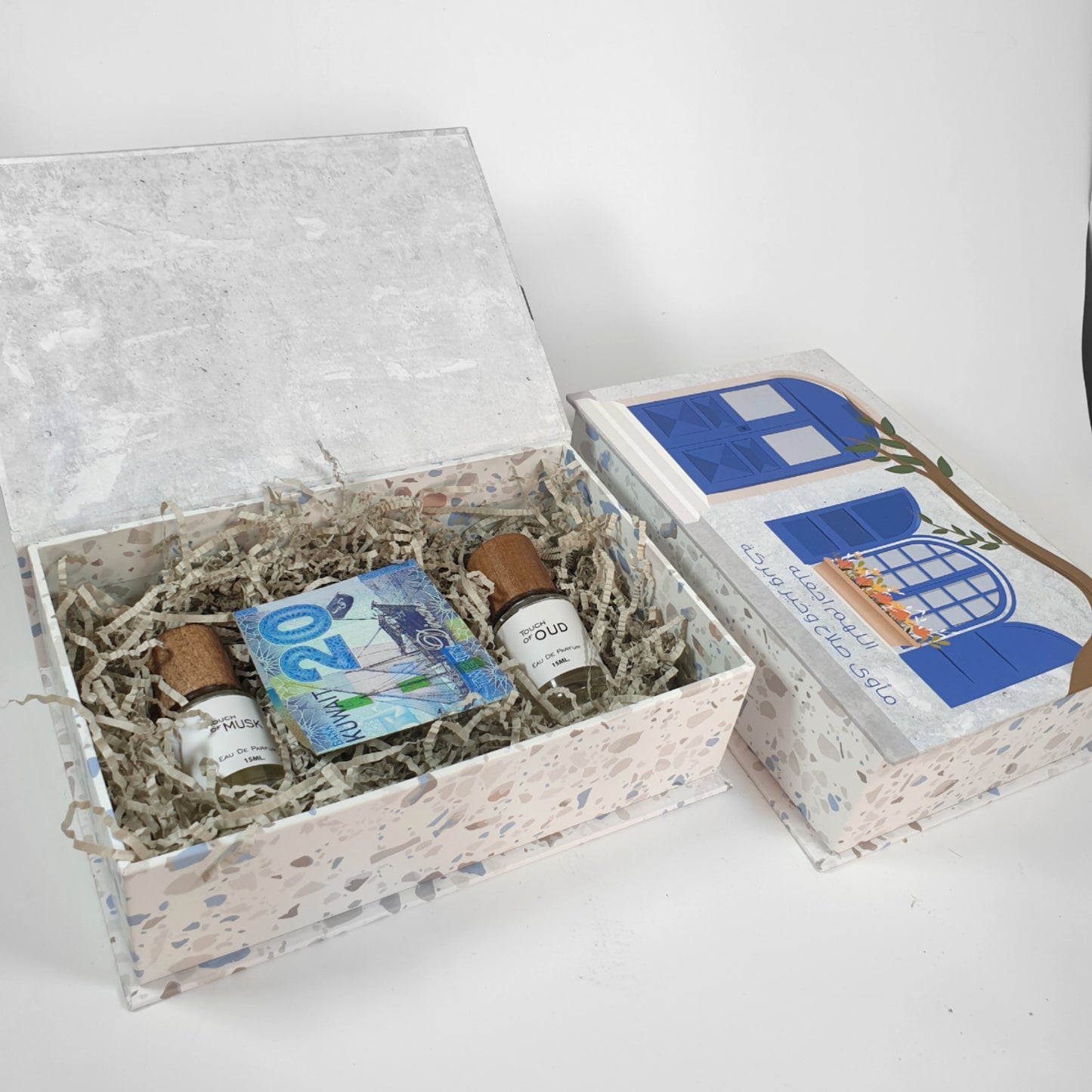 Blue house Gift Box | with two perfumes
