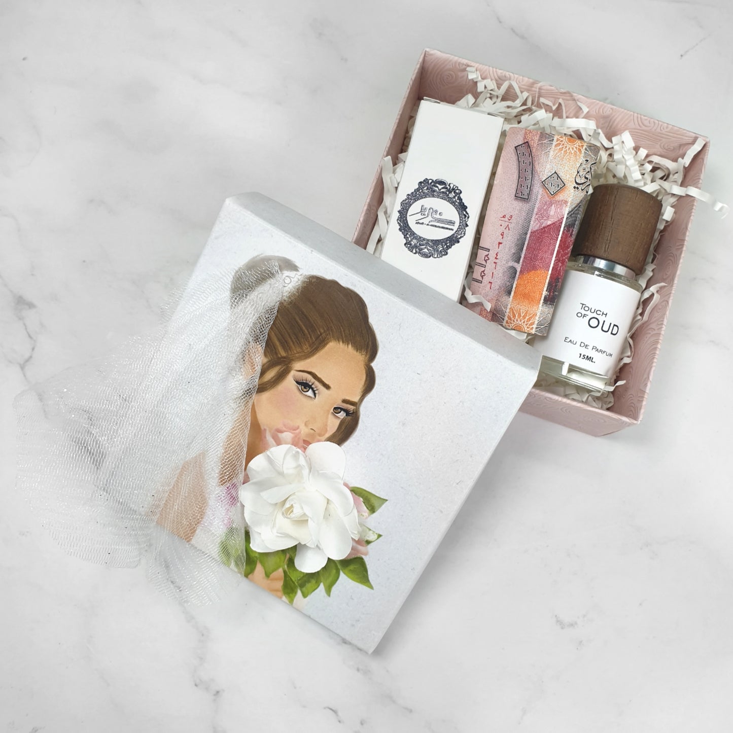 Bride gift box | with a bag and perfume and bukhor