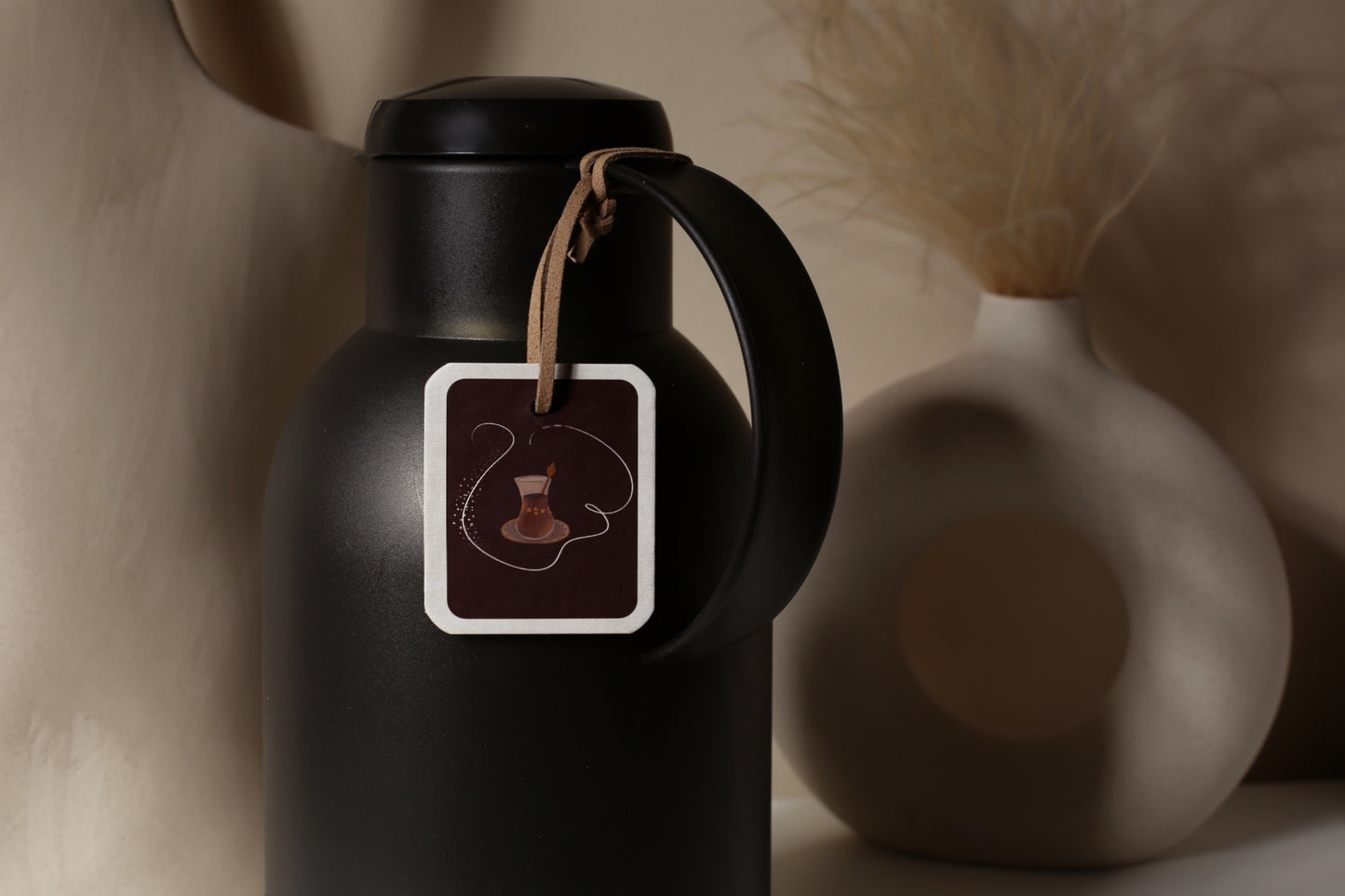 tea-coffee cardboard tags (set of 2)