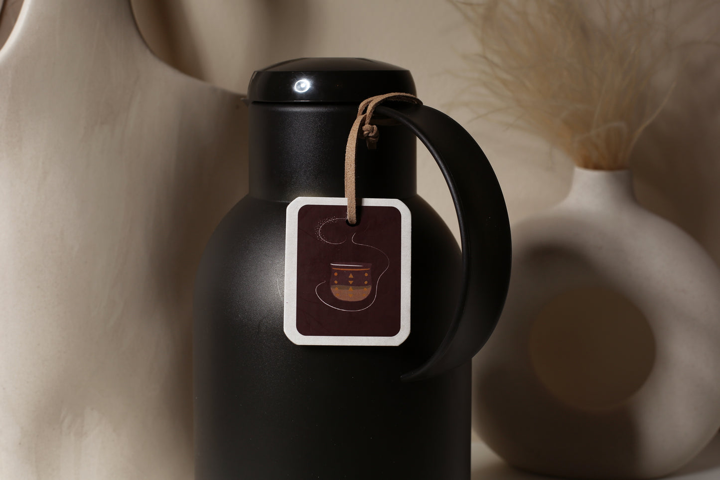 tea-coffee cardboard tags (set of 2)